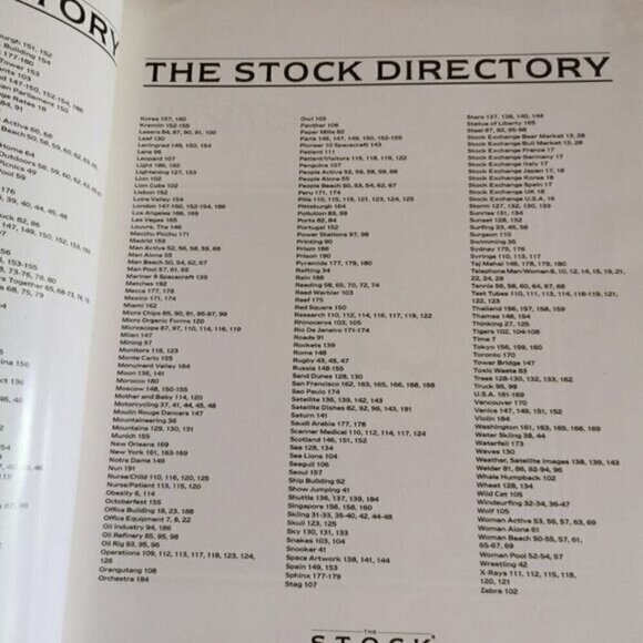 1990 Masterfile Stock Photography Directory Index Catalog Vintage Photo Graphic - Picture 5 of 10